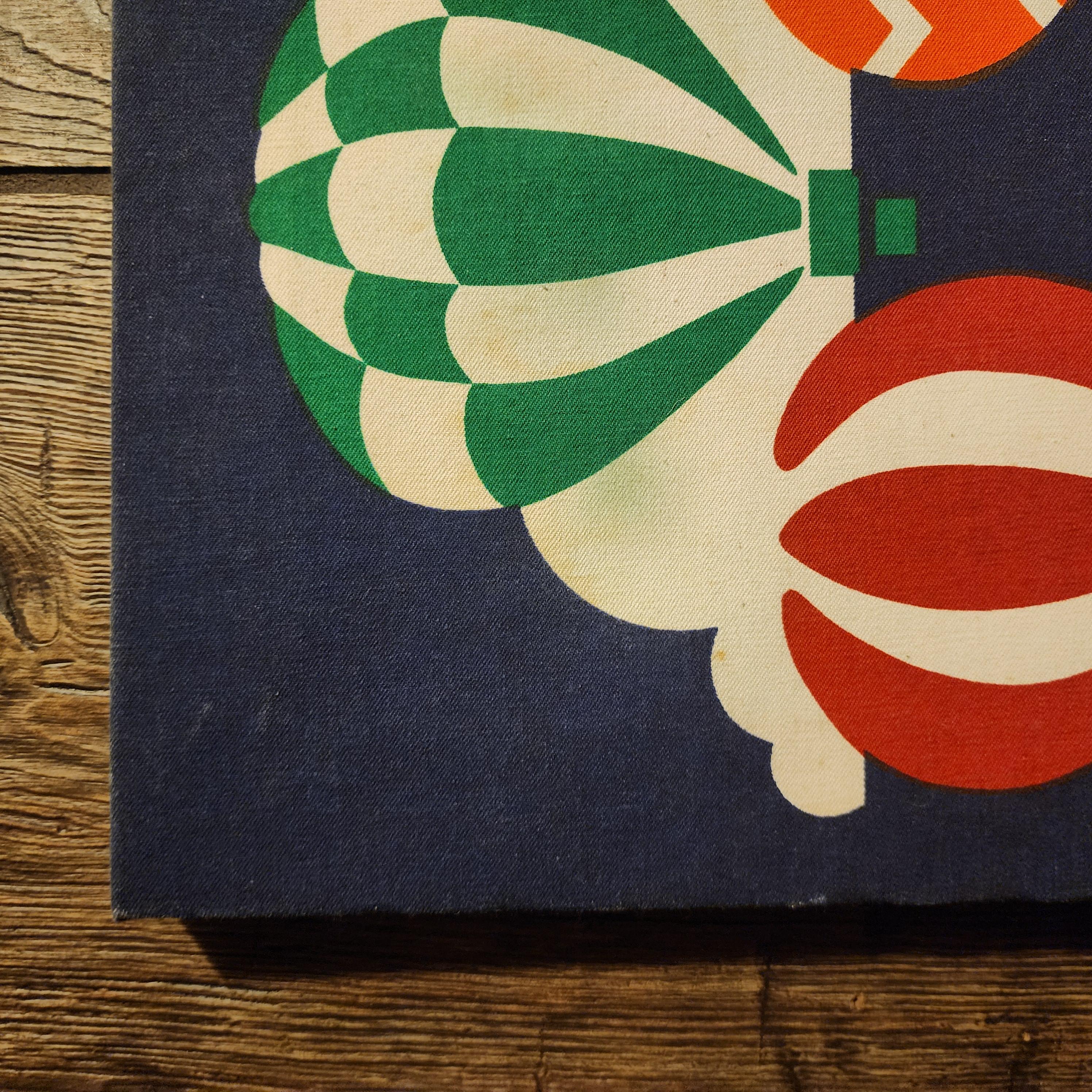 Hot Air Ballon-Kunstdruck von Maruska aus der Mitte des Jahrhunderts (Moderne der Mitte des Jahrhunderts) im Angebot