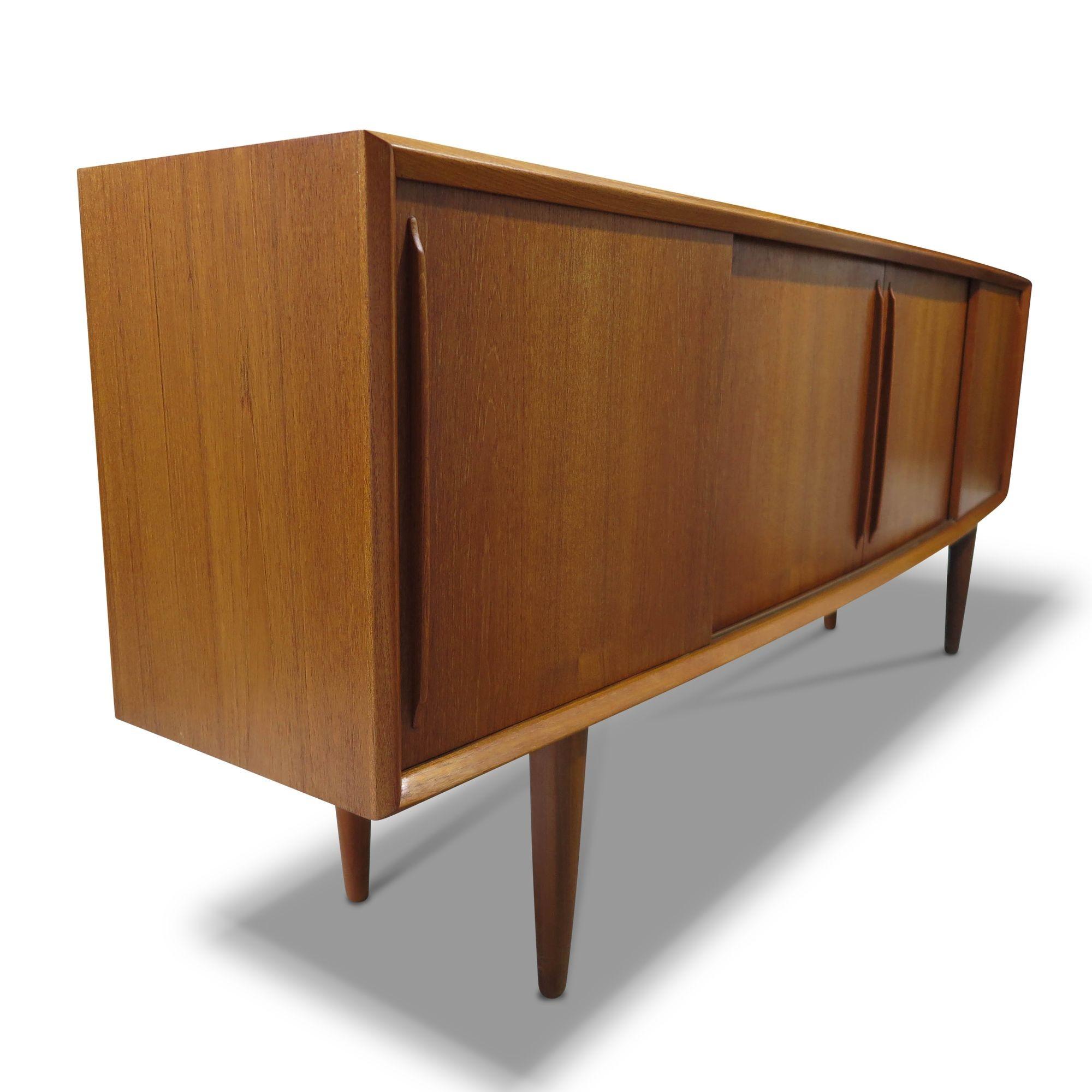 Mid-century H.P. Hansen Danish Teak Credenza Sideboard 2