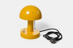 Hungarian Mushroom Table Lamp "Gomba Lámpa" in Bright Yellow