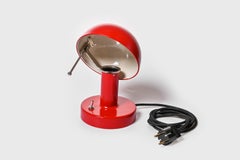 Hungarian Mushroom Table Lamp "Gomba lámpa" in Red Color