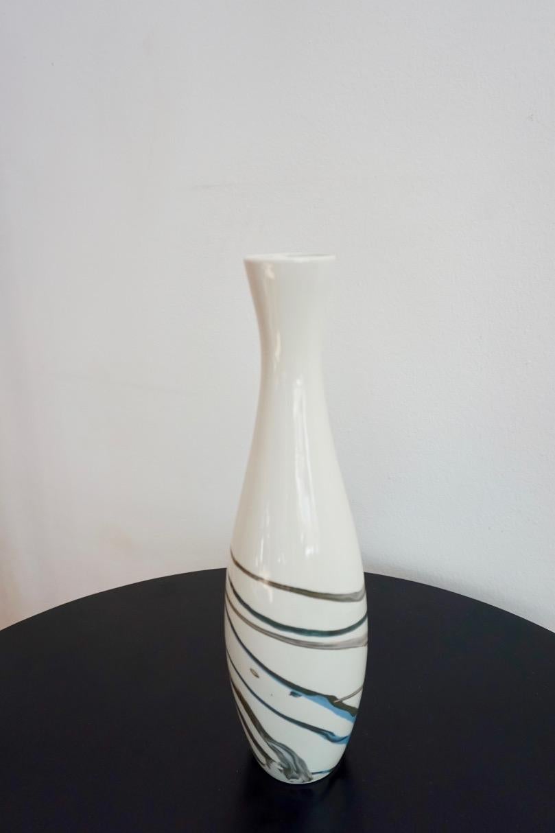 Midcentury Hungarian Porcelain Vase from Aquincum, 1960s 5