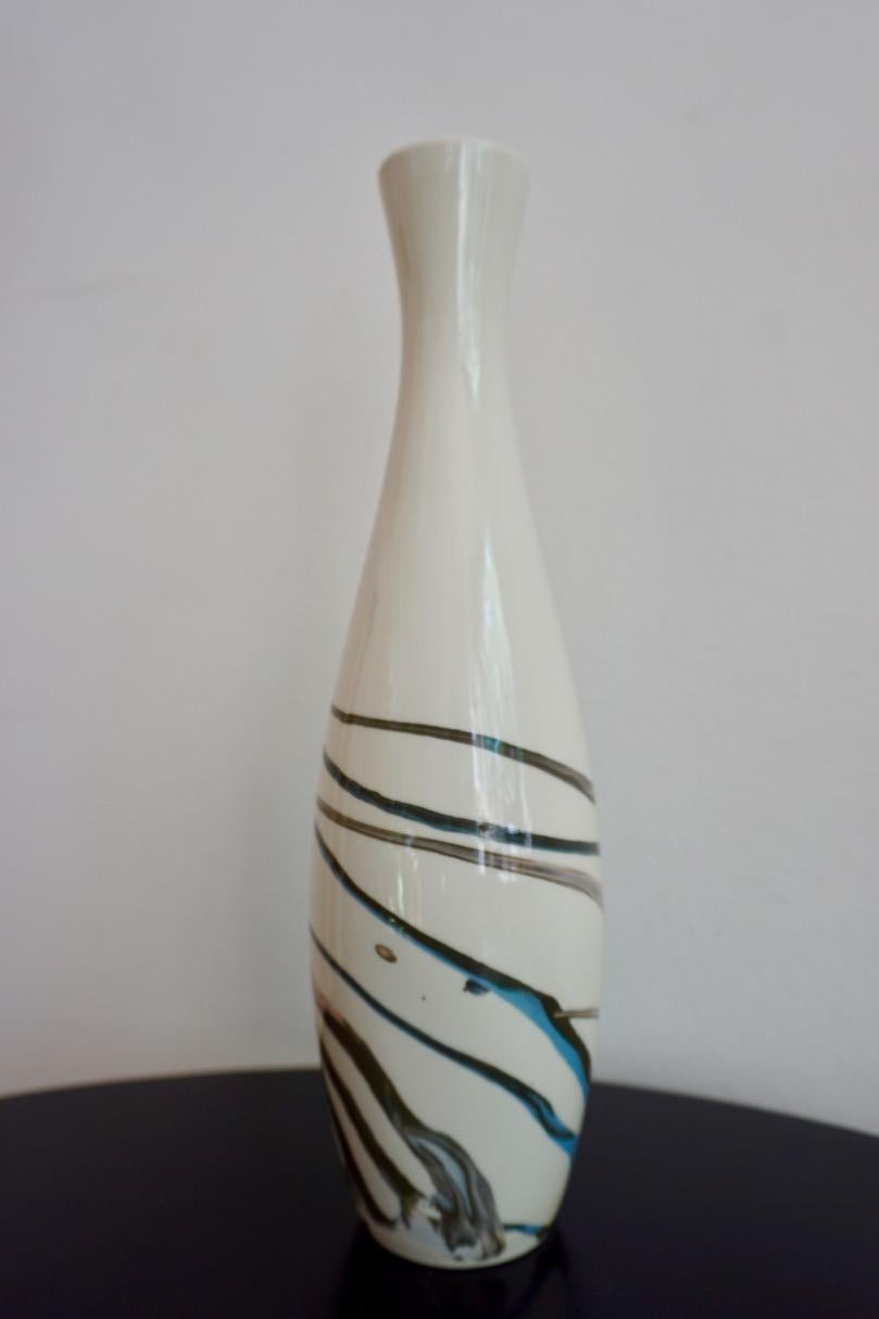 Midcentury Hungarian Porcelain Vase from Aquincum, 1960s 2