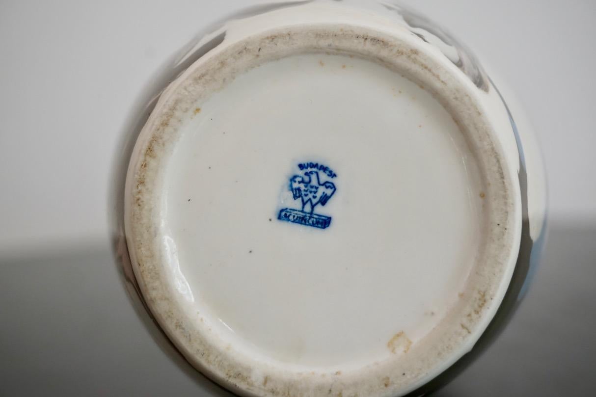 Midcentury Hungarian Porcelain Vase from Aquincum, 1960s 3