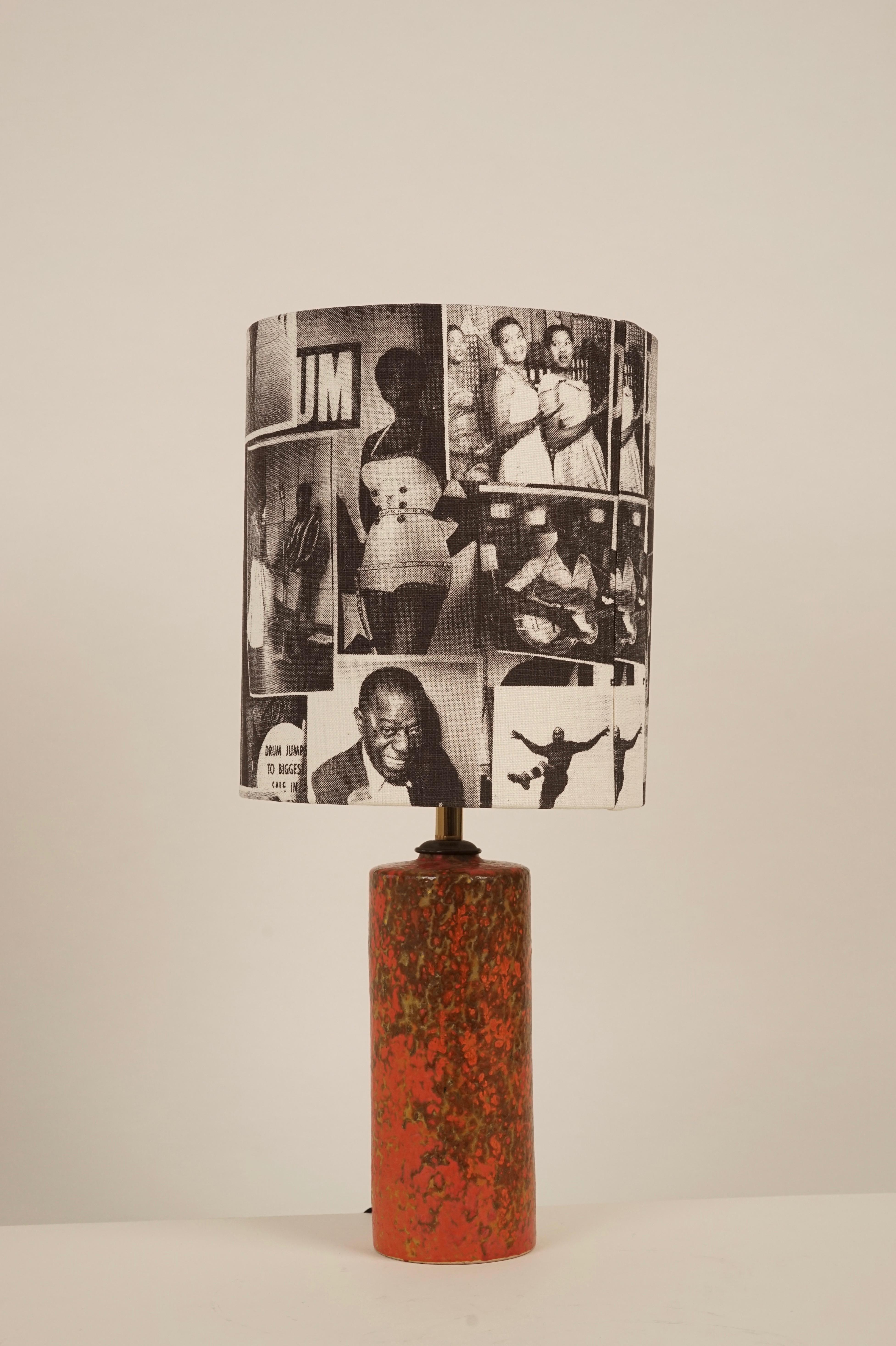 Ungarische Studio-Tischlampe aus Keramik aus der Mitte des Jahrhunderts im Zustand „Gut“ im Angebot in Vienna, Austria