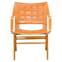 Mid Century Hvidt & Mølgaard-Nielsen for Fritz Hansen AX 6060 Leather Armchair