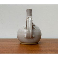Mid-Century Icelandic Ceramic Carafe Vase by Sigurdar Haukssonar, 1960s