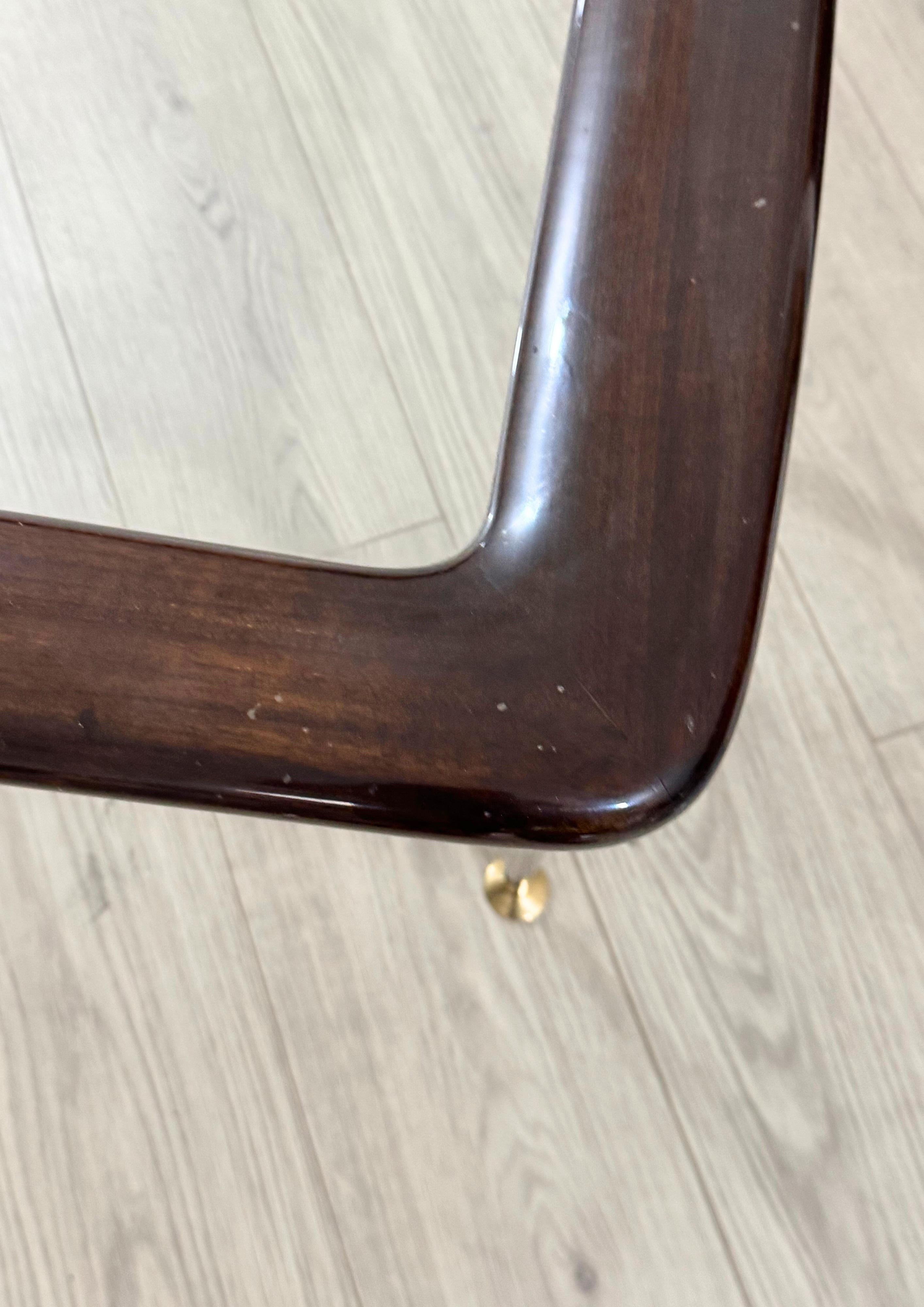Table basse du milieu du siècle Ico Parisi pour De Beggis Design italien vers 1950s en vente 1