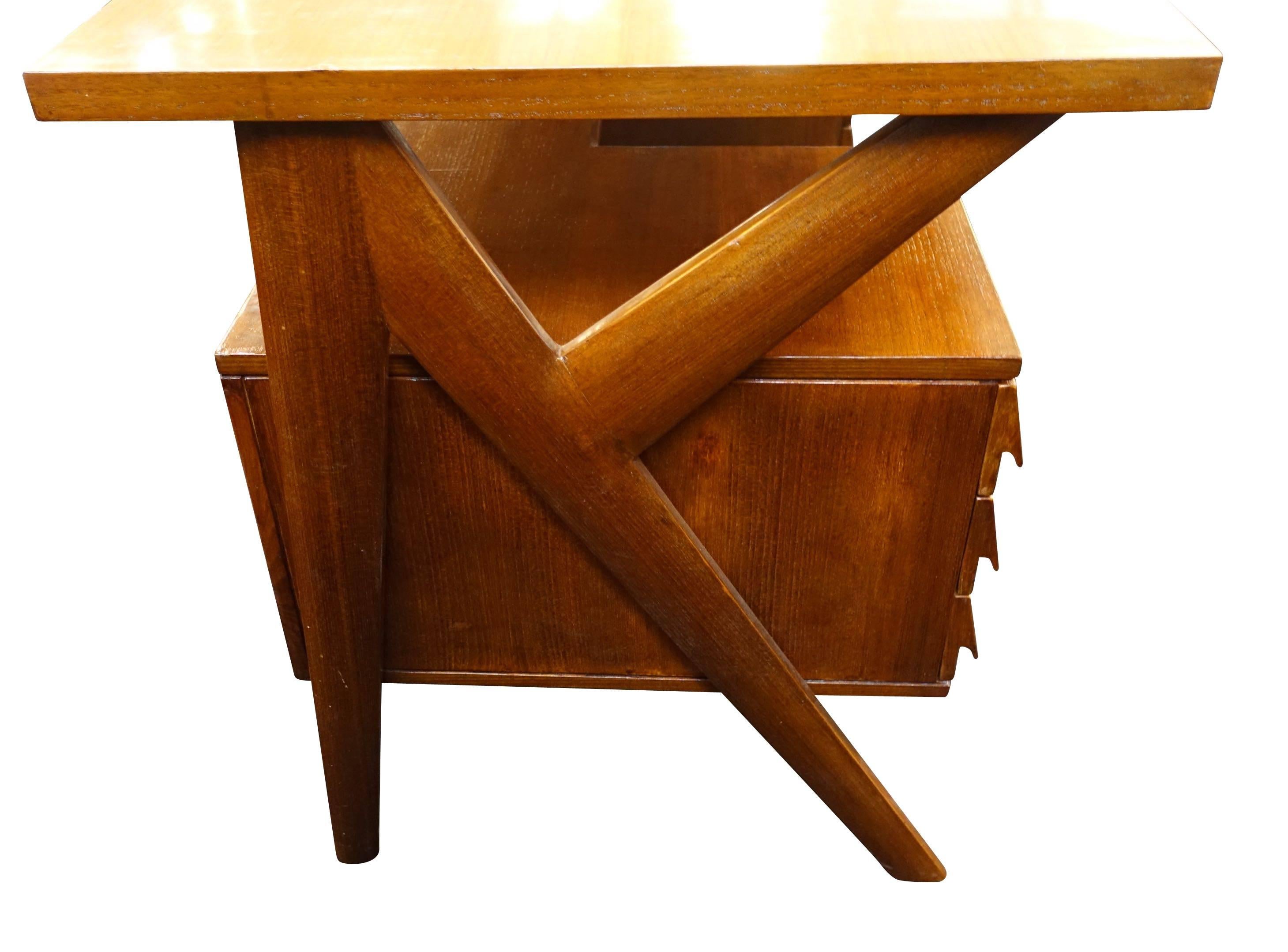 Midcentury Ico Parisi Desk, Italy In Excellent Condition In New York, NY