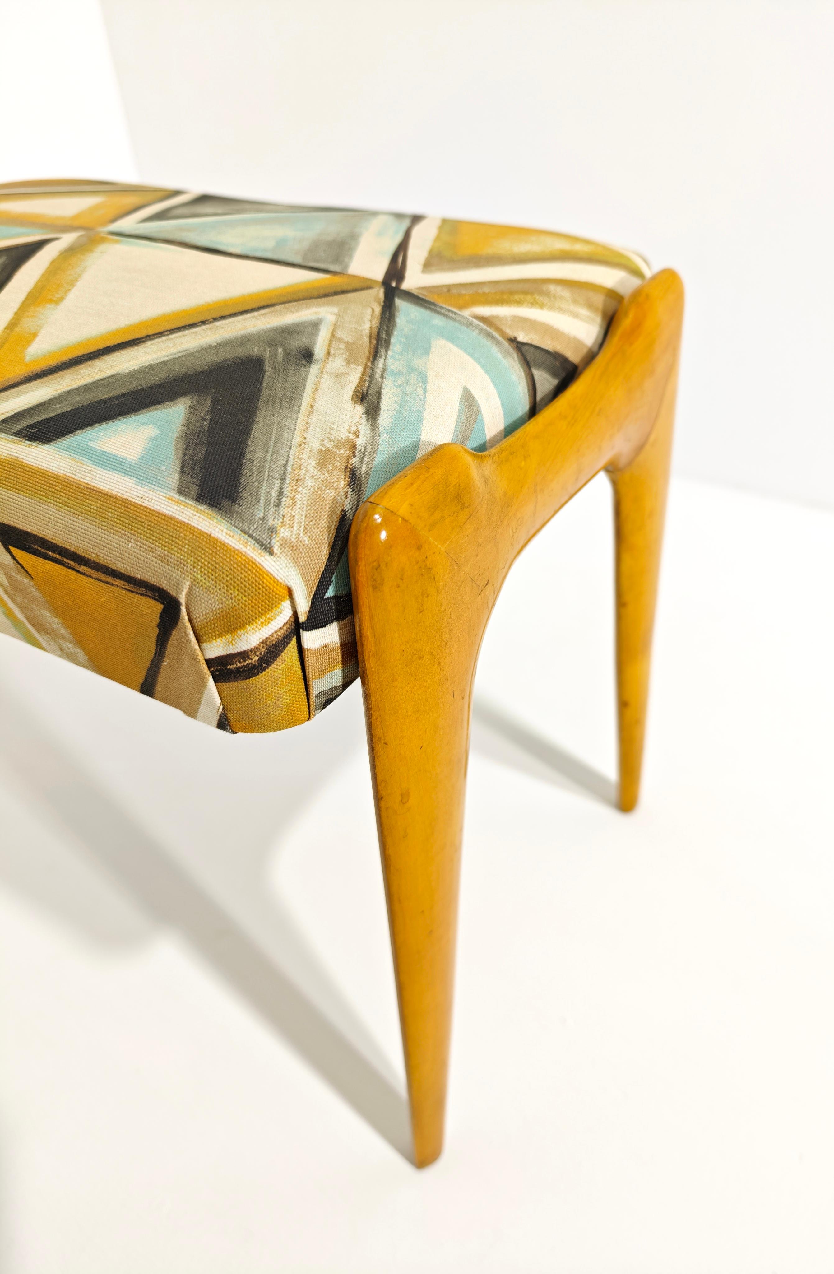 Sgabelli di metà secolo Ico Parisi per Cantu' Italia Coppia di sgabelli in Wood Wood Italia anni '50 in vendita 5