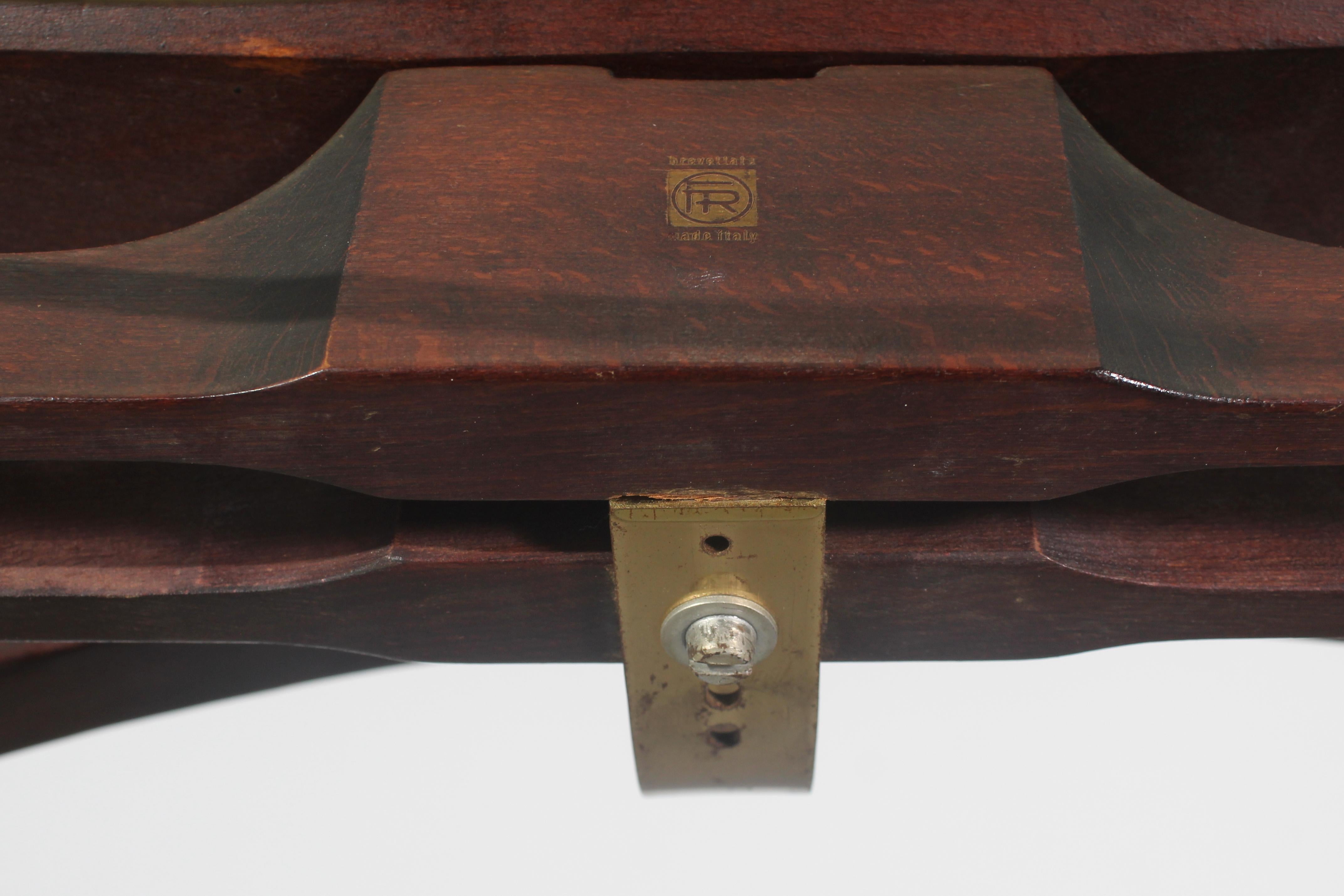 Portavalori in legno originale di metà secolo Ico Parisi per F.lli Reguitti anni '50 Italia in vendita 8