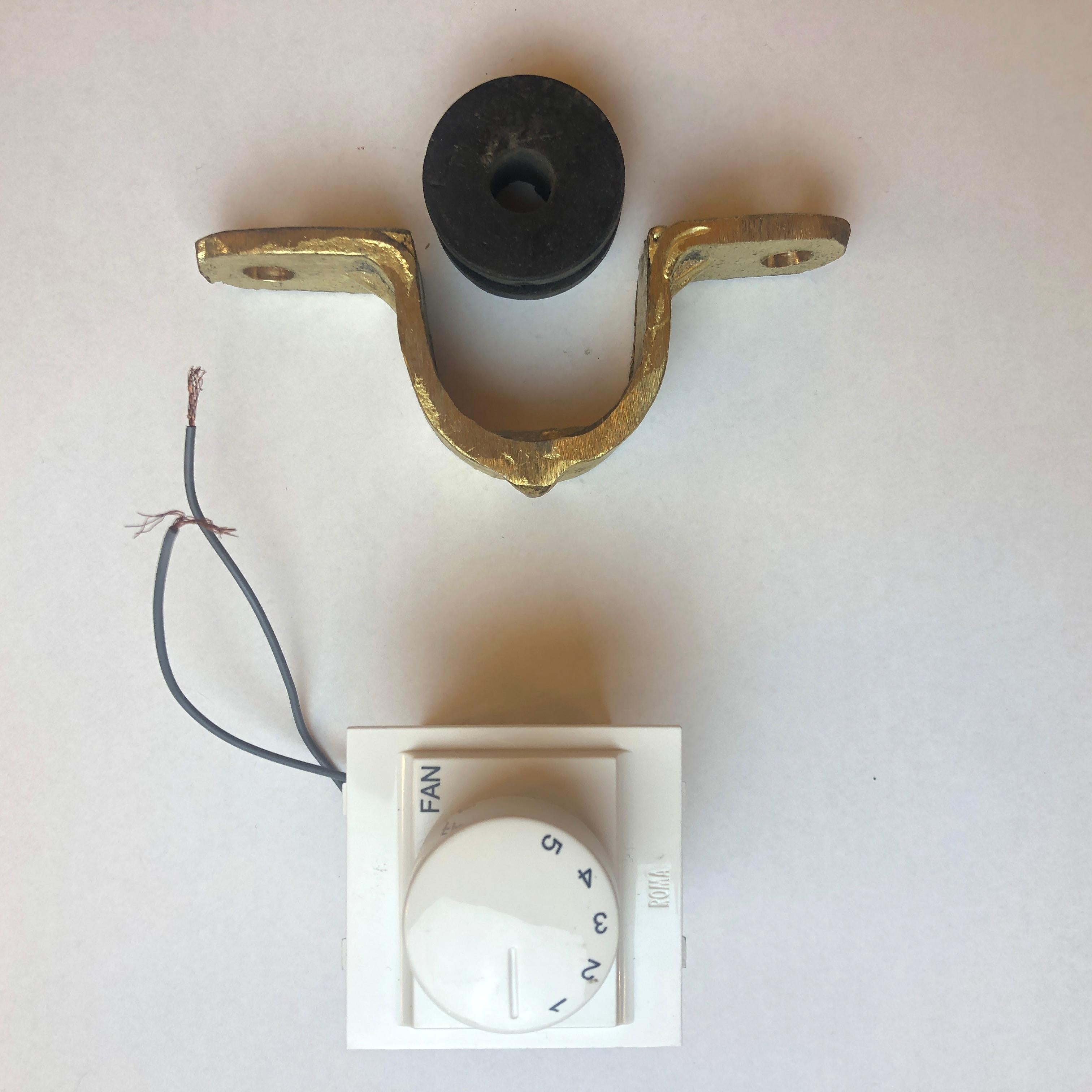 Midcentury IEW - Behala Cast Iron Ceiling Fan by India Electric Works Ltd. 10