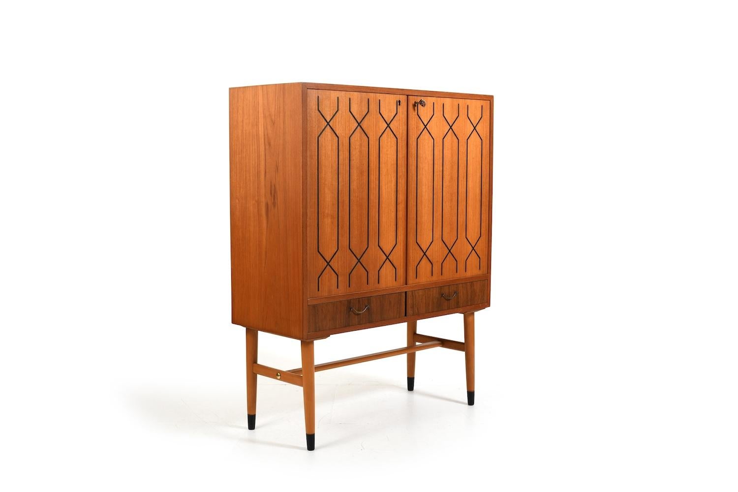 Mid Century IKEA Teak Cabinet from the 1950s 2