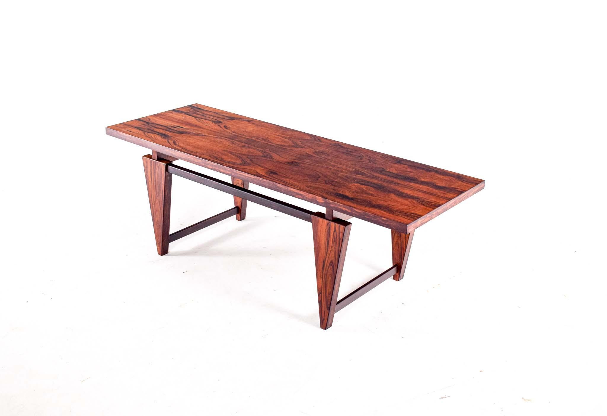 Mid-Century Modern Mid Century Illum Wikkelso, Coffee Table for Møbelfabrikken Toften, 1960's For Sale
