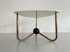 Mid-century Illustrated Tripod Legs Ceramic Top Plant Stand, 1960s, Germany
