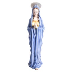 Image de Saint en porcelaine du milieu du siècle dernier