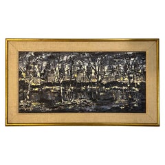 Mid Century Impasto Cityscape by Coletta