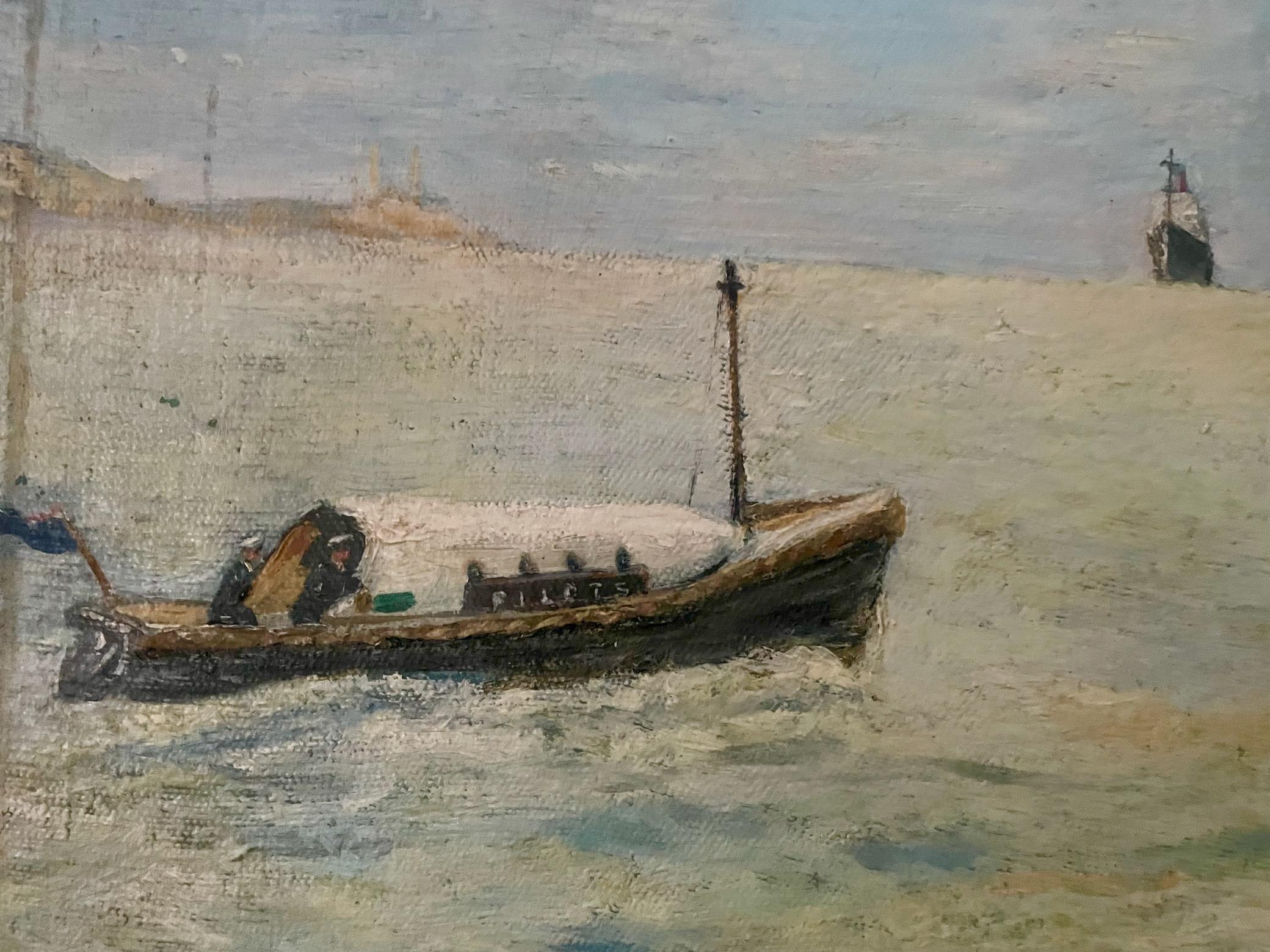 Óleo impresionista de mediados de siglo sobre tabla de Shingler Pintura en venta