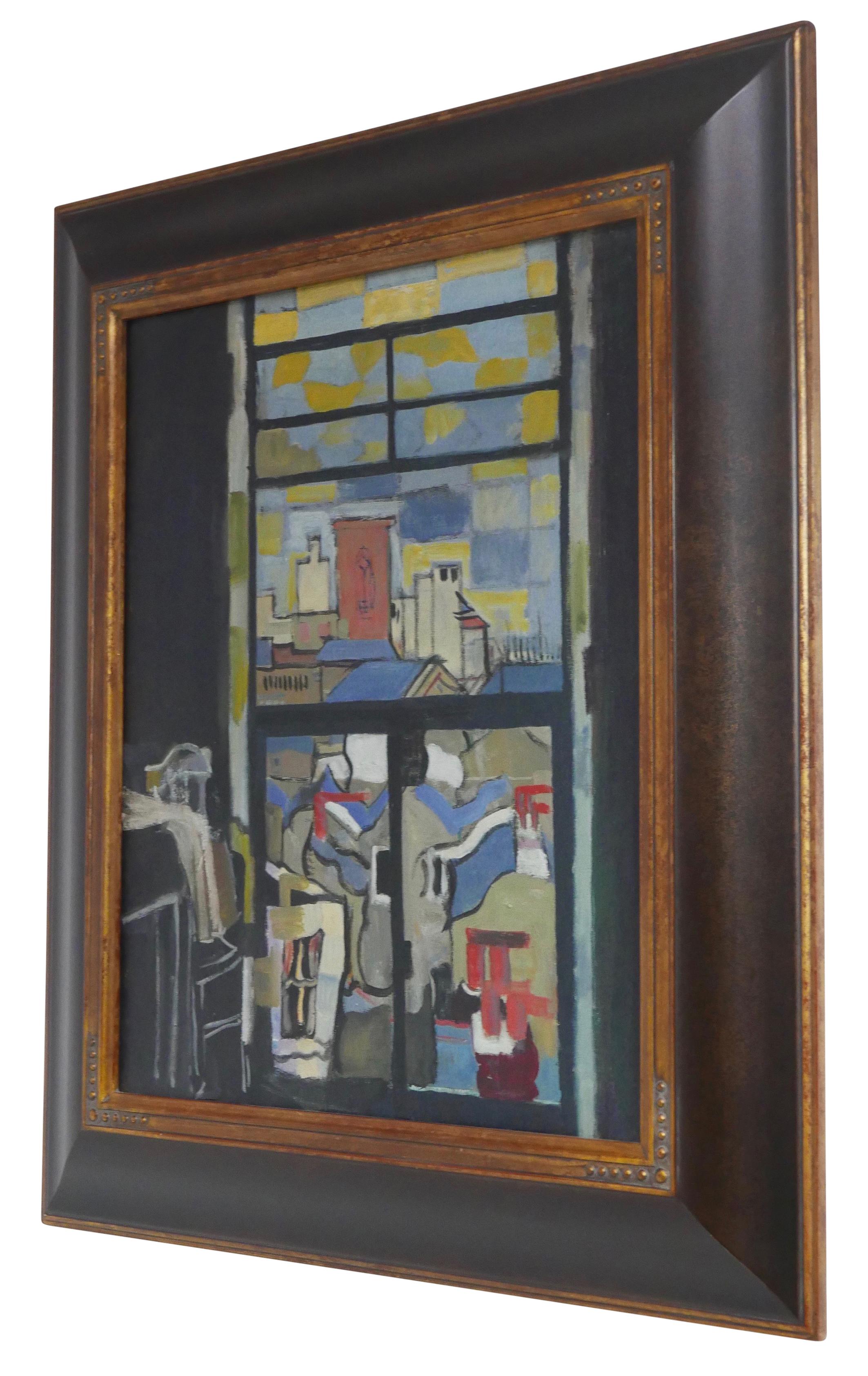 Abstraktes/impressionistisches Gemälde von Herbert Buckley aus der Jahrhundertmitte:: um 1940 (Moderne der Mitte des Jahrhunderts) im Angebot
