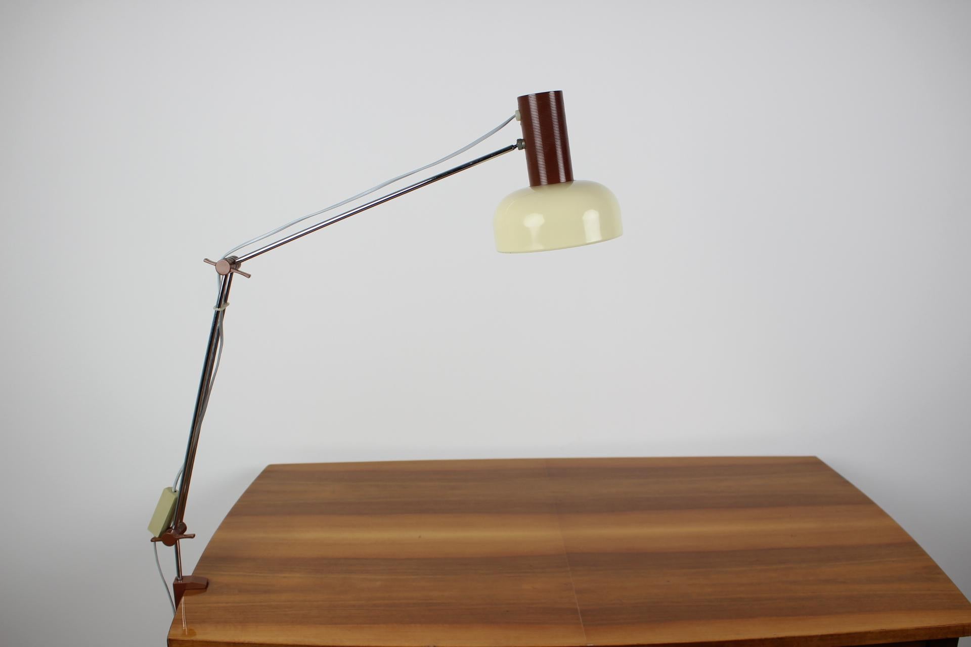 Mid-Century Modern Midcentury Adjustable Table Lamp Designed by Josef Hůrka for Napako,