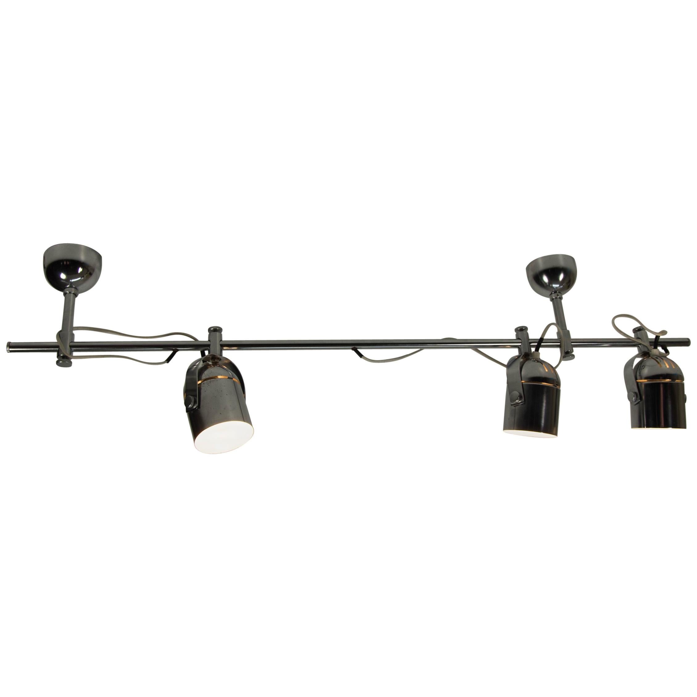 Mid-Century Industrial Ceiling Light by Stanislav Indra for Lidokov, 1980s