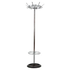 Mid Century Industrial Coat Rack with Umbrella Stand by Oosterwolde