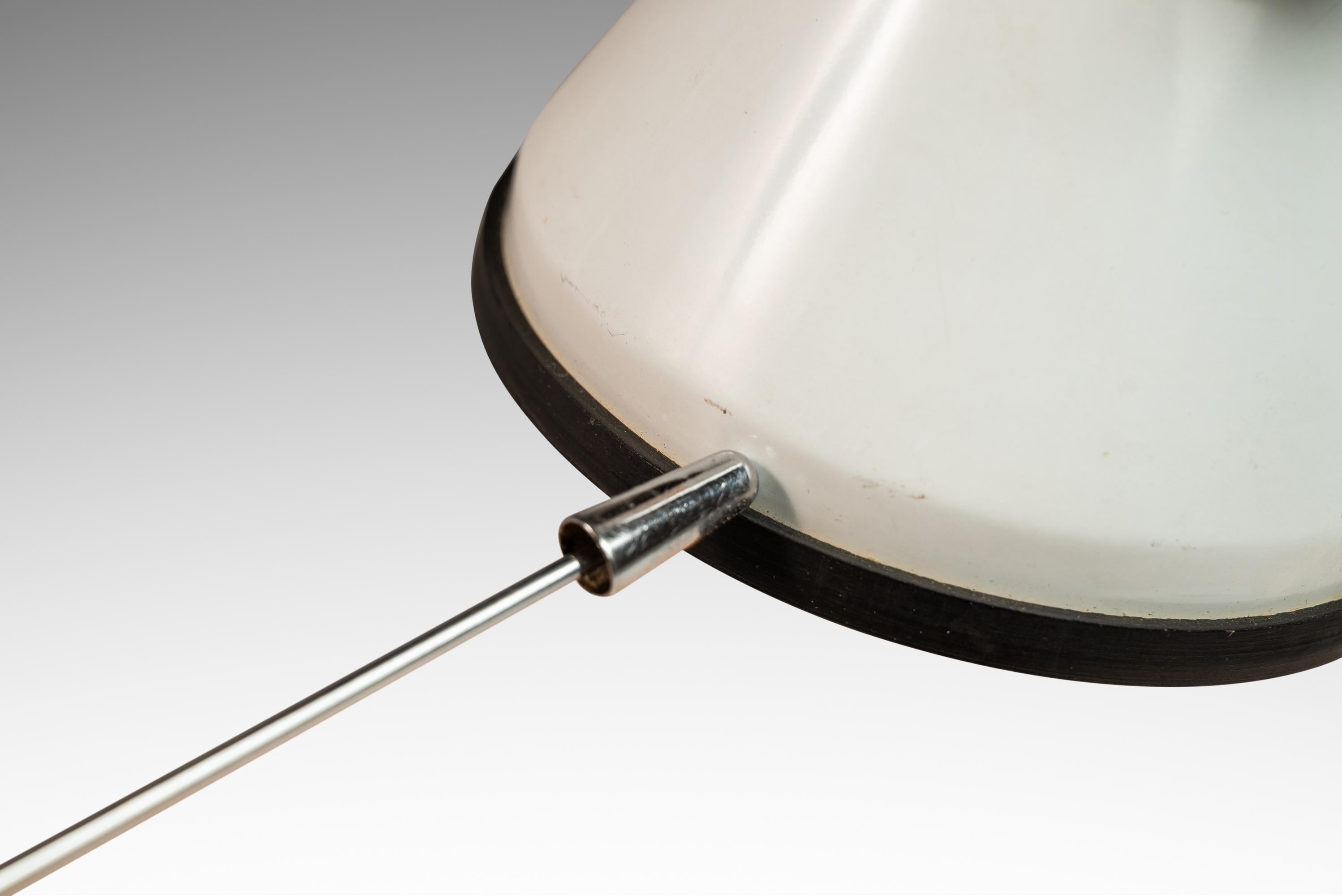 Mid Century Industrial Mechanical Adjustable Tension Desk Lamp by Tensor, 1980's For Sale 1