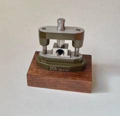 Mid-Century Industrial Pillar Guided Toolmakers Cigar Cutter in Steel, 1960s