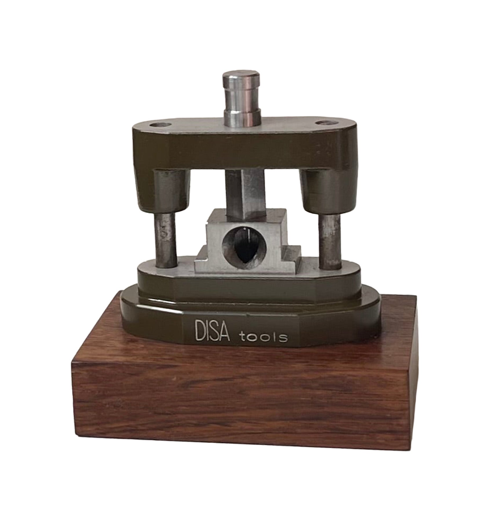 Mid-Century Industrial Pillar Guided Toolmakers Cigar Cutter in Steel, 1960s For Sale