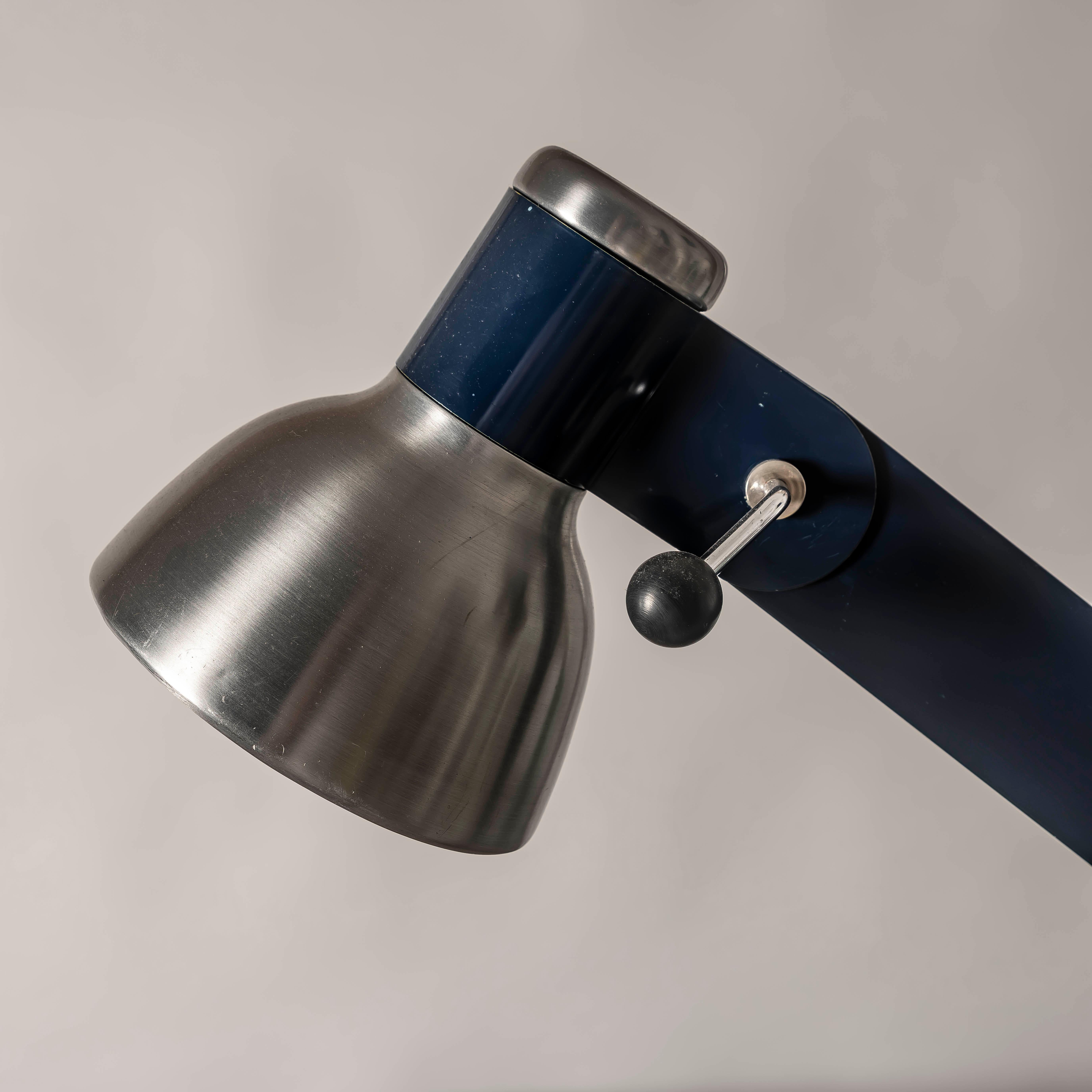 Mid Century Industrial Spanish Clamp Desk Lamp By Ramón Bigas i Balcells 1960s For Sale 1