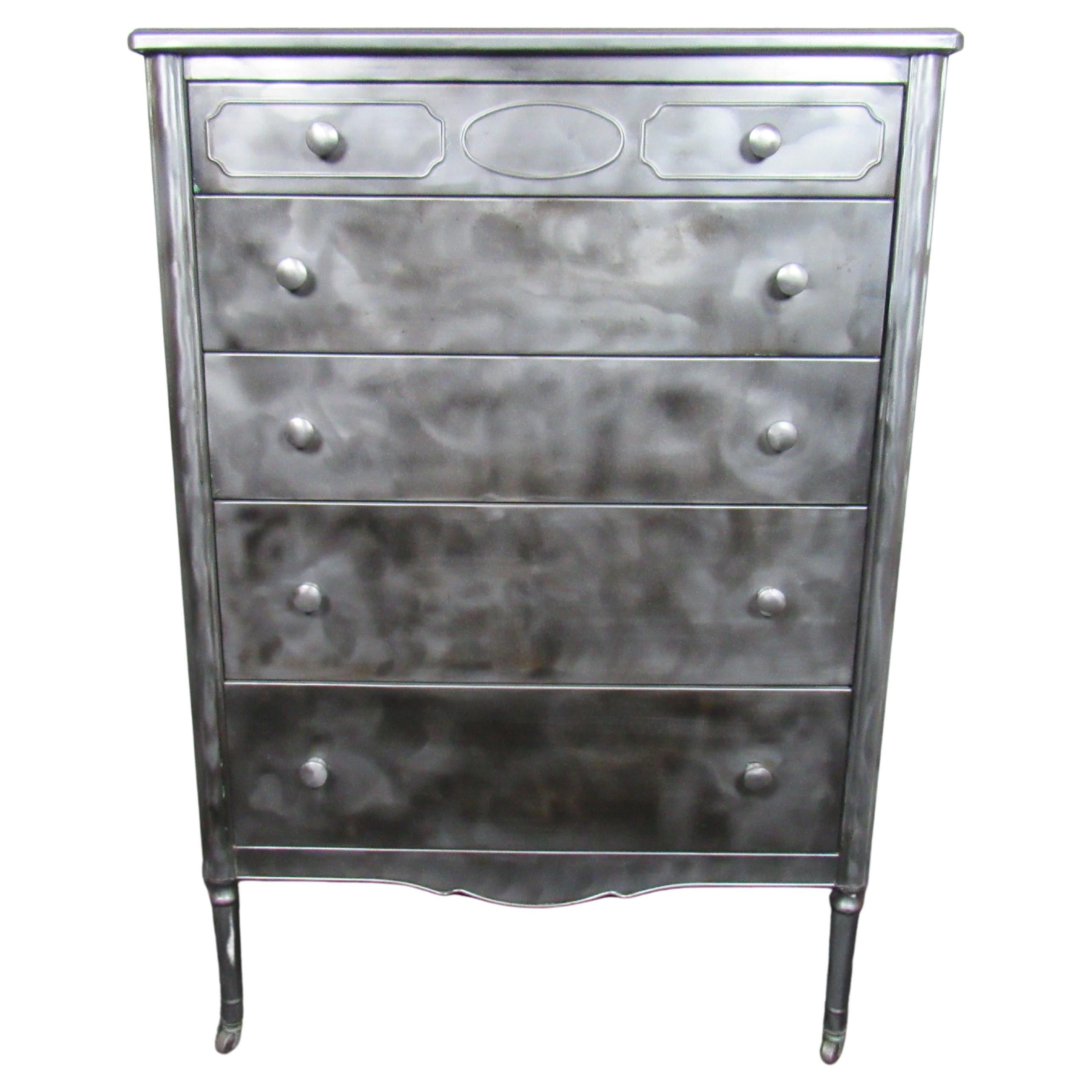 Mid-Century Industrial Style Dresser