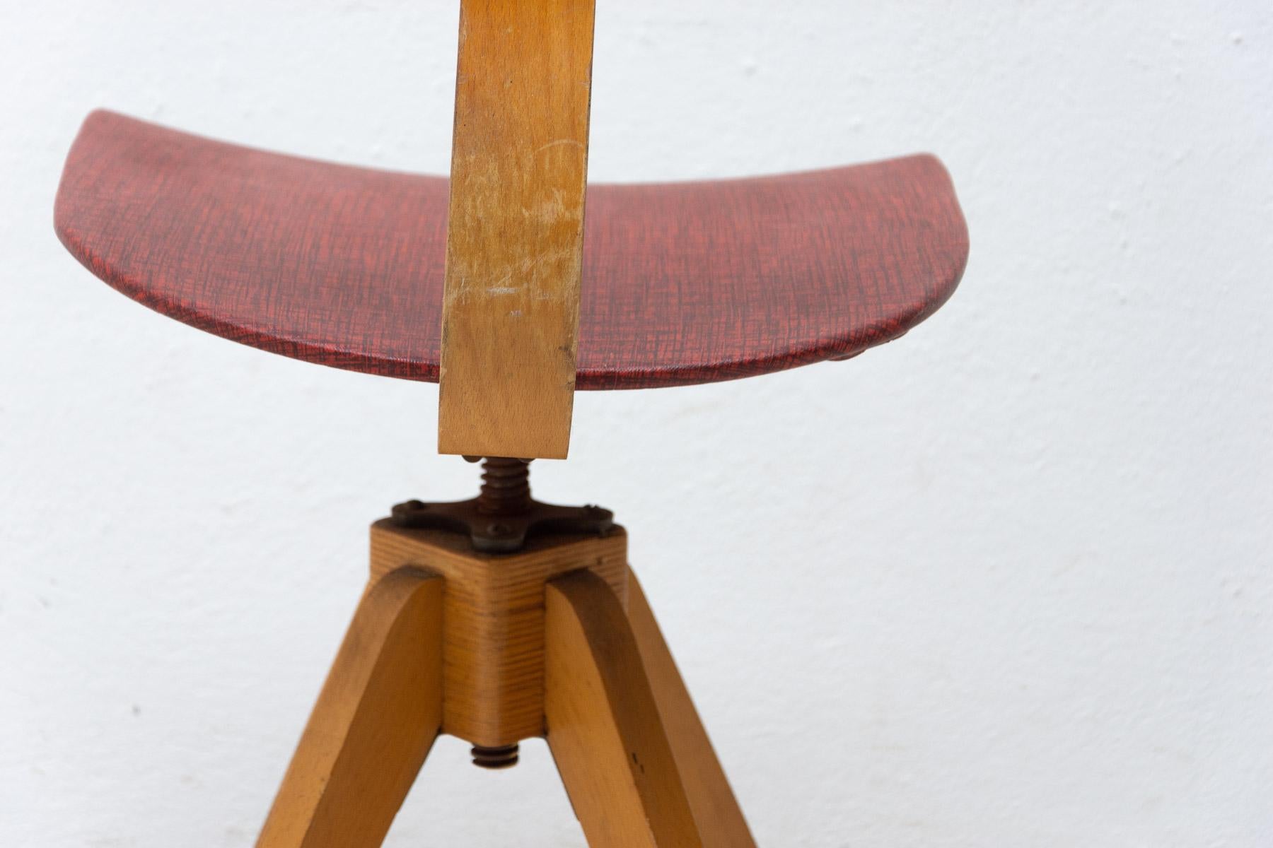 Mid Century Industrial Swivel Chair, Czechoslovakia 1960´S For Sale 6