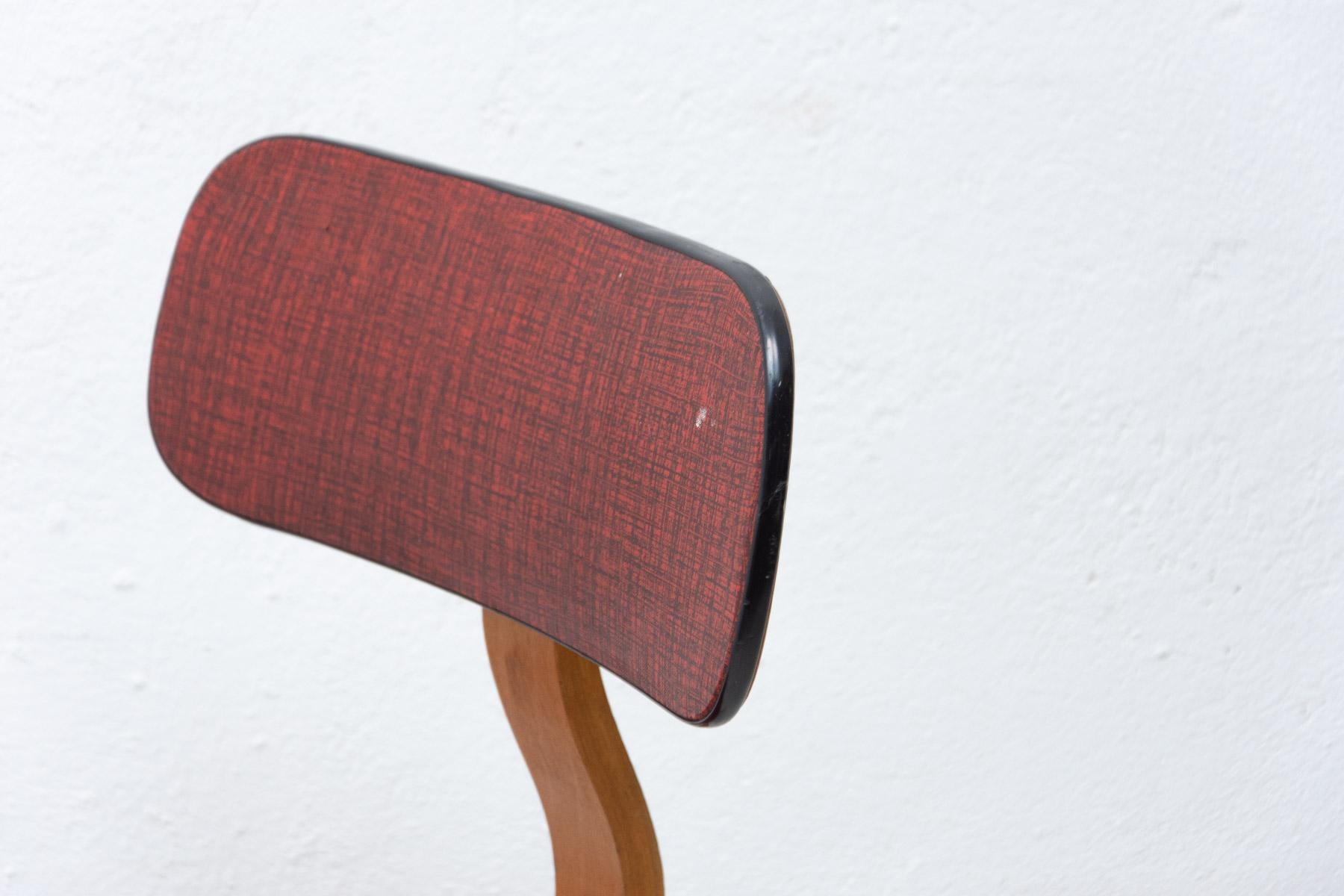 20th Century Mid Century Industrial Swivel Chair, Czechoslovakia 1960´S For Sale