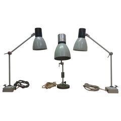 Vintage Midcentury Industrial Table Lamp, 1950s