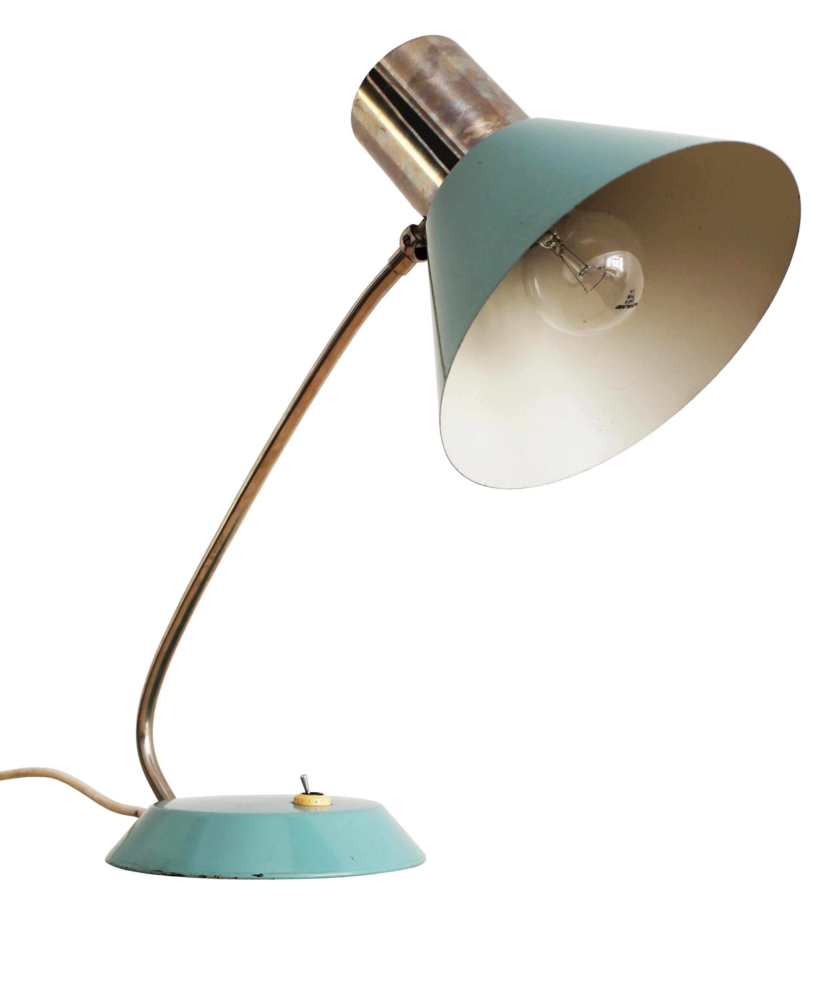 Other Midcentury Industrial Table Lamp For Sale