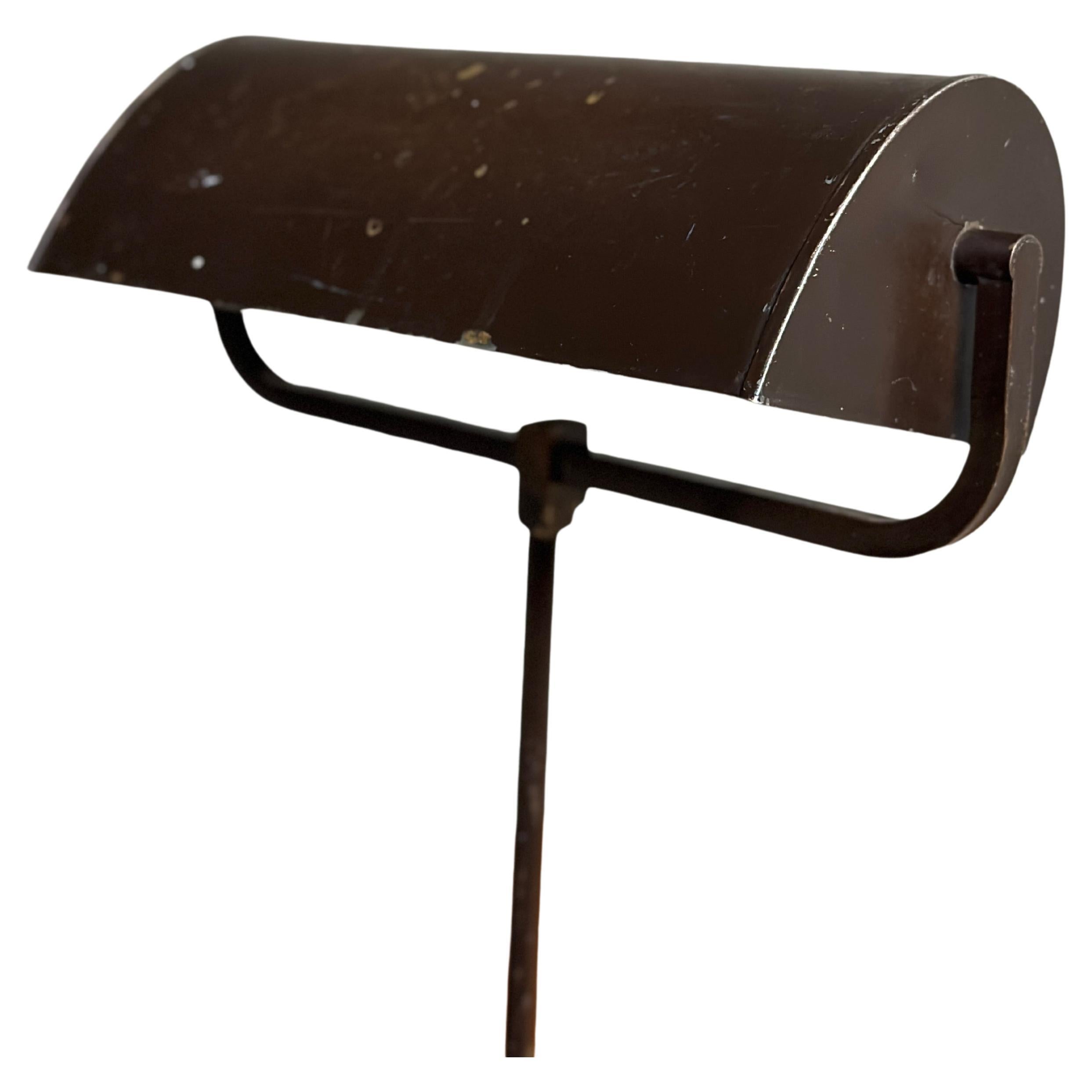 Midcentury Industrial Table Lamp, Scandinavia, circa 1930-1940s