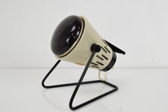Mid-Century Infra Table Lamp, Red Light, circa 1980's