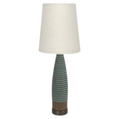 Mid-Century Ingrid Atterberg Pepita Lamp, Turquoise Glazed Ceramic, Upsala