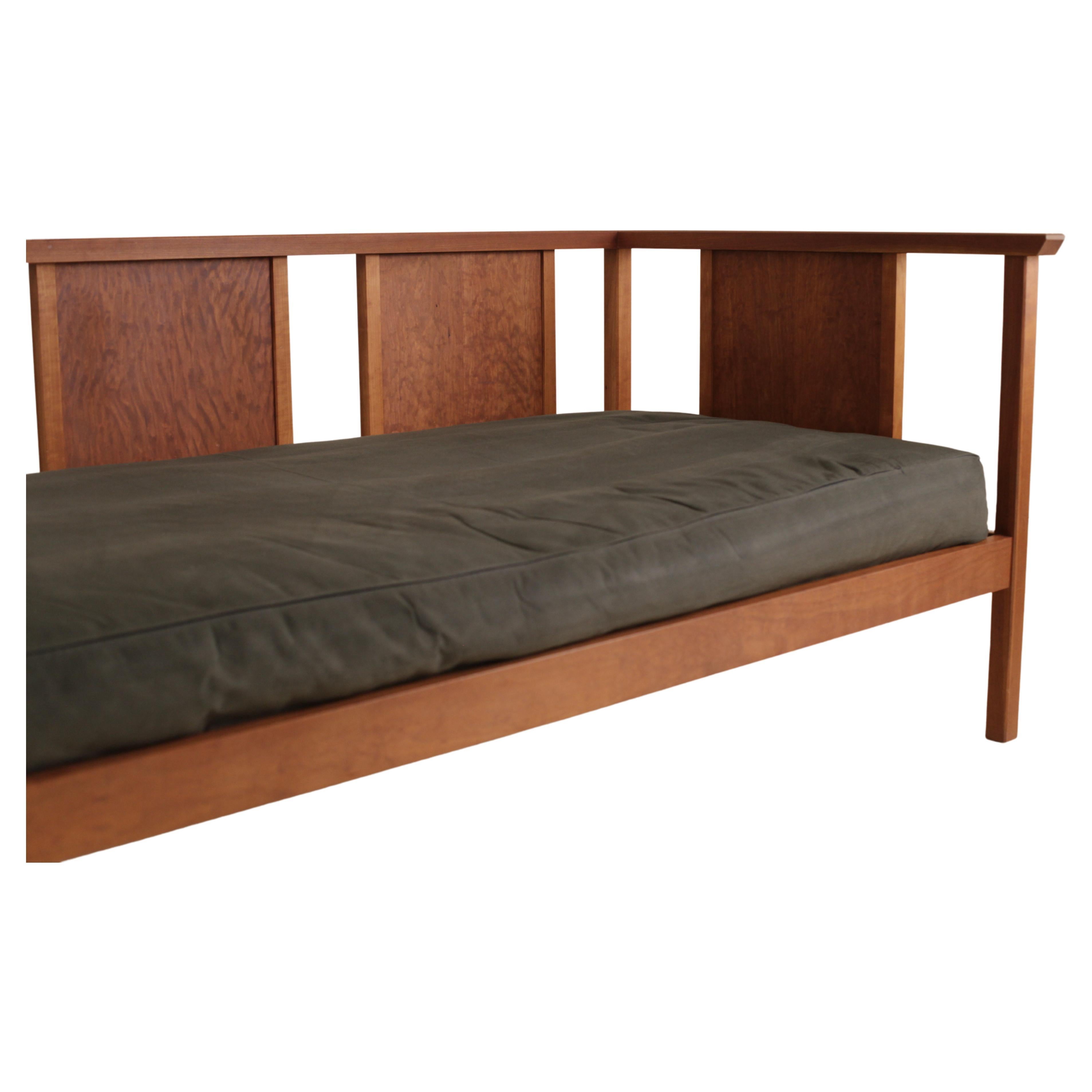 Oiled Mid-Century Inspired Daybed or Couch in Cherry by Boyd & Allister  For Sale