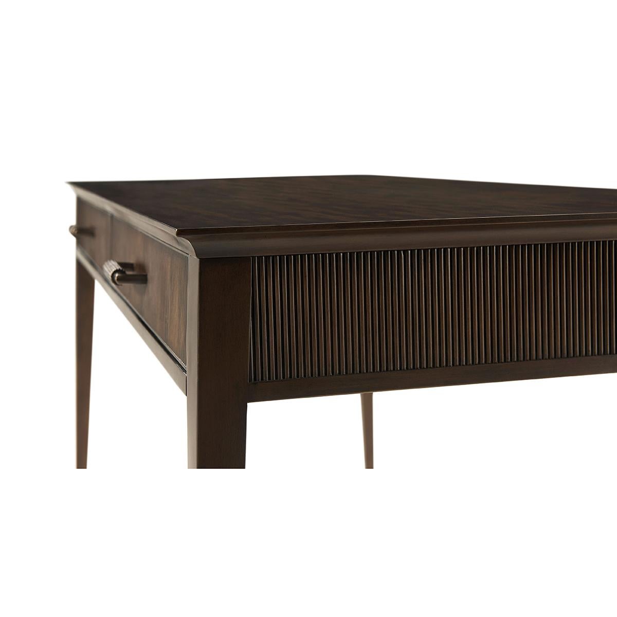 Contemporary Midcentury Inspired Writing Desk For Sale