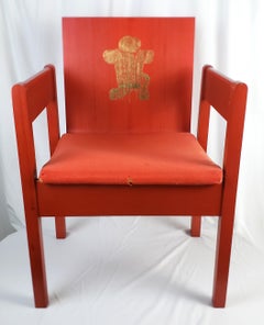 Silla de Investidura de Mediados de Siglo Diseñada por Lord Snowden para el Príncipe Carlos 1969