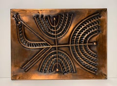 Mid Century Iparmuveszeti Vallalat Hungarian Wall Art Signed by Jajesnica Robert