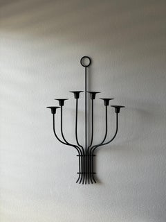Mid Century Iron Candelabra, 1960s