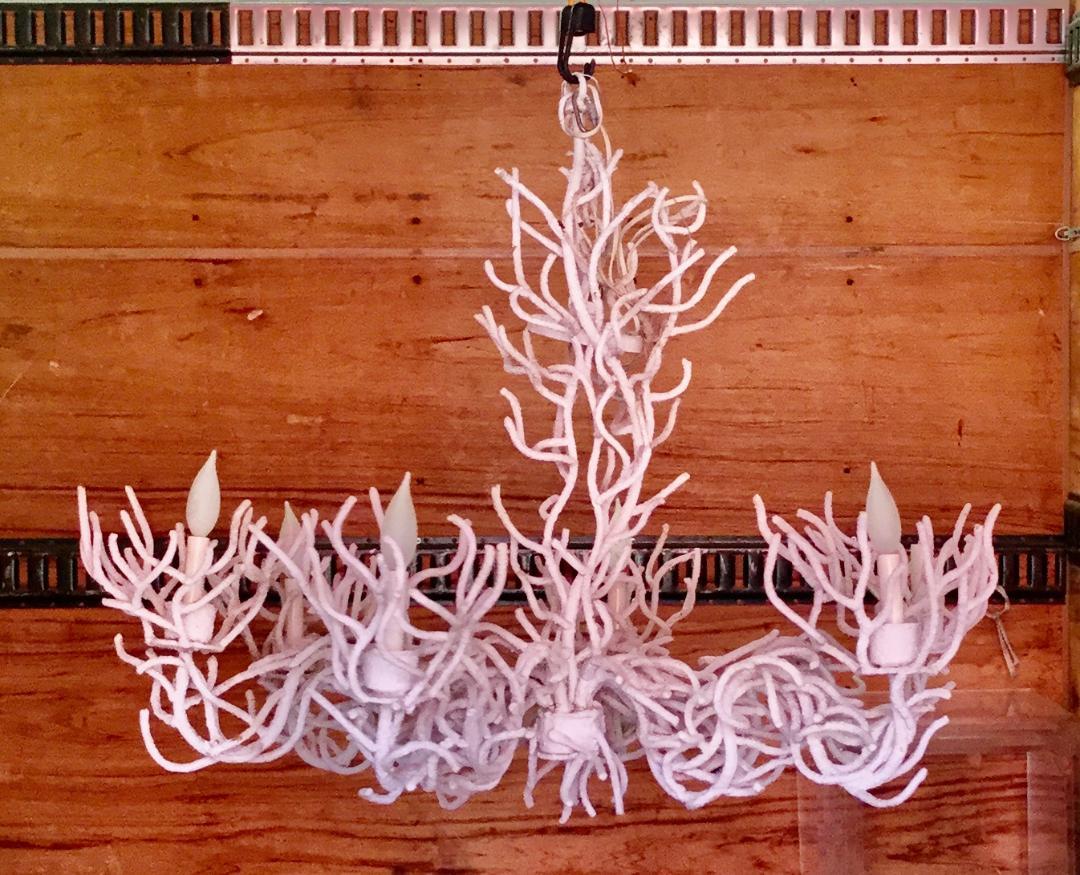 coral chandeliers lighting