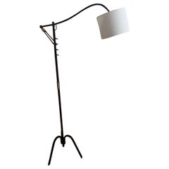 Mid-Century Iron Floor Lamp, France 1950s