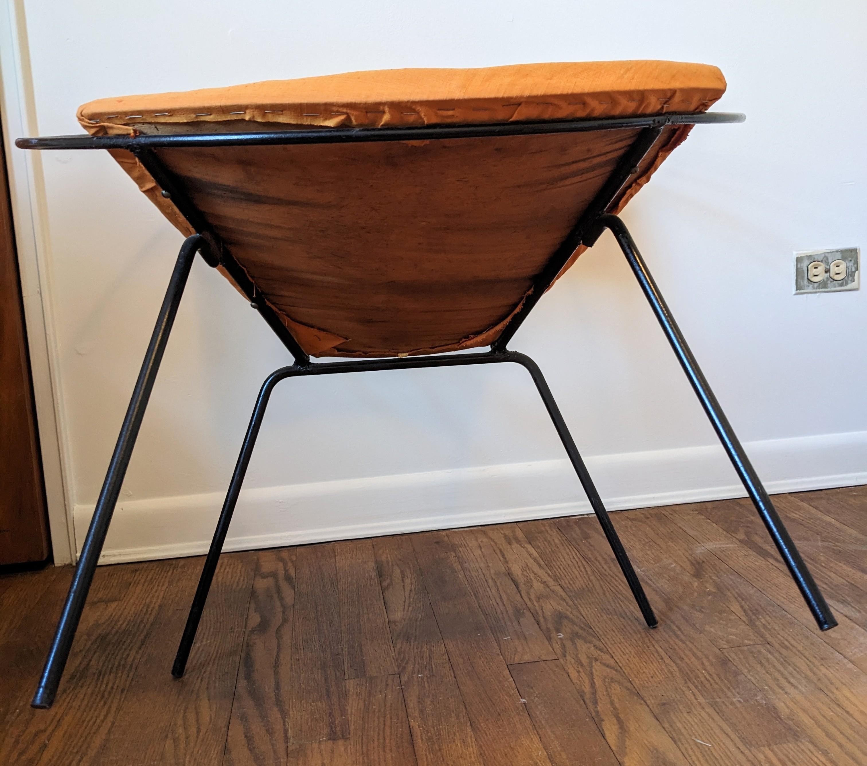 Mid Century Iron Hoop Chair, Reilly-Wolff For Sale 7