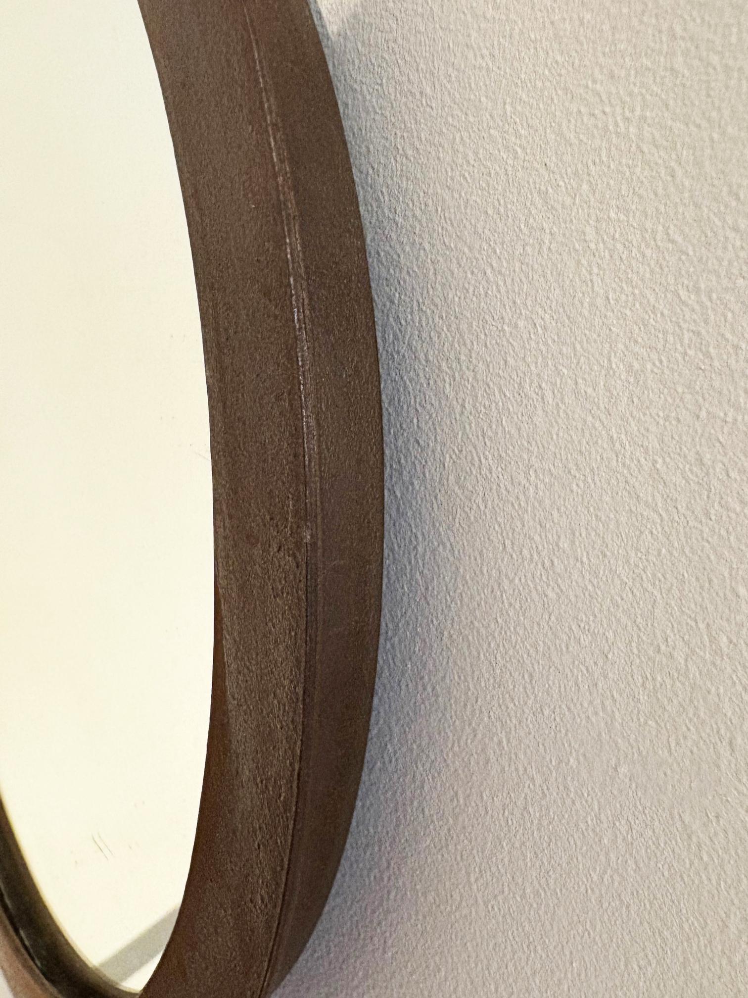 Miroir en fer du milieu du siècle Bon état - En vente à London, GB