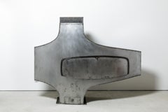 Cheminée sculpturale en fer du milieu du siècle Forme abstraite par Imbert:: vers 1980