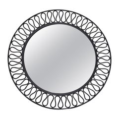 Mid Century Iron Squiggle-Spiegel