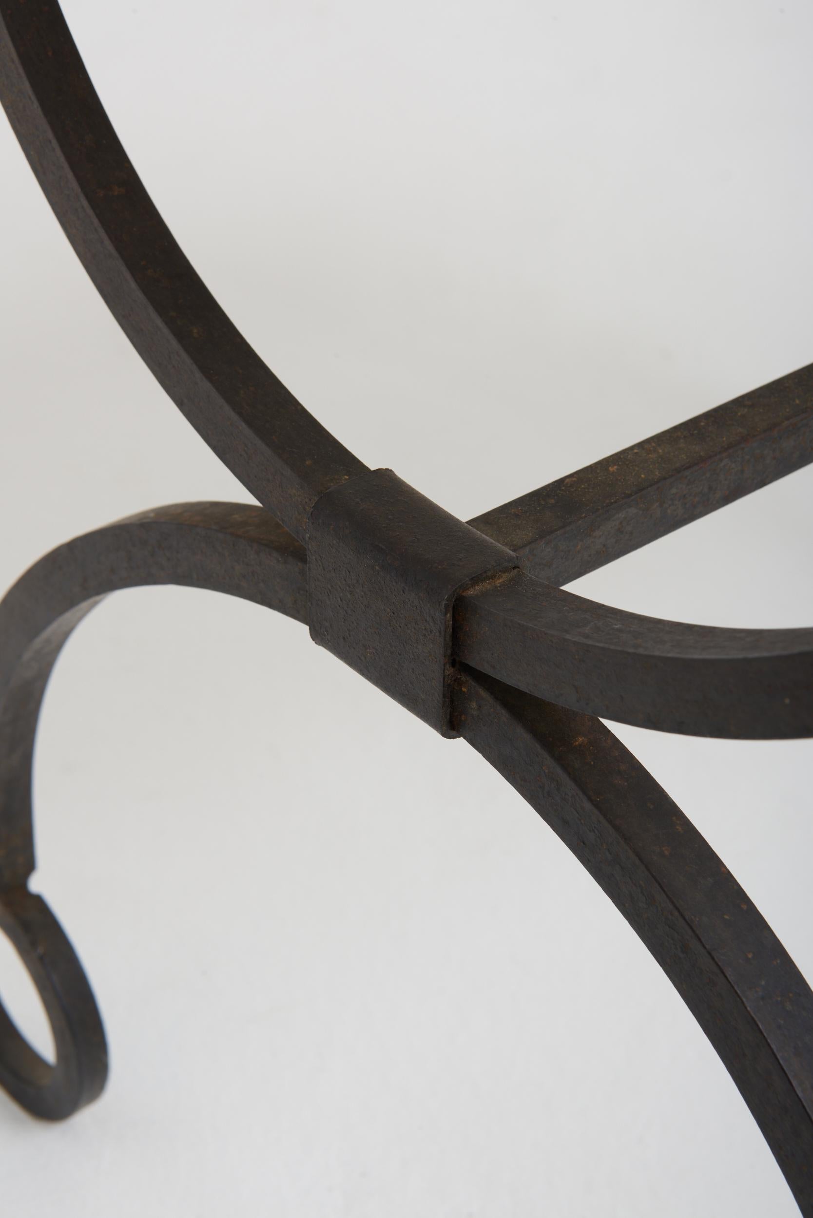 20th Century Mid-Century Iron Stool