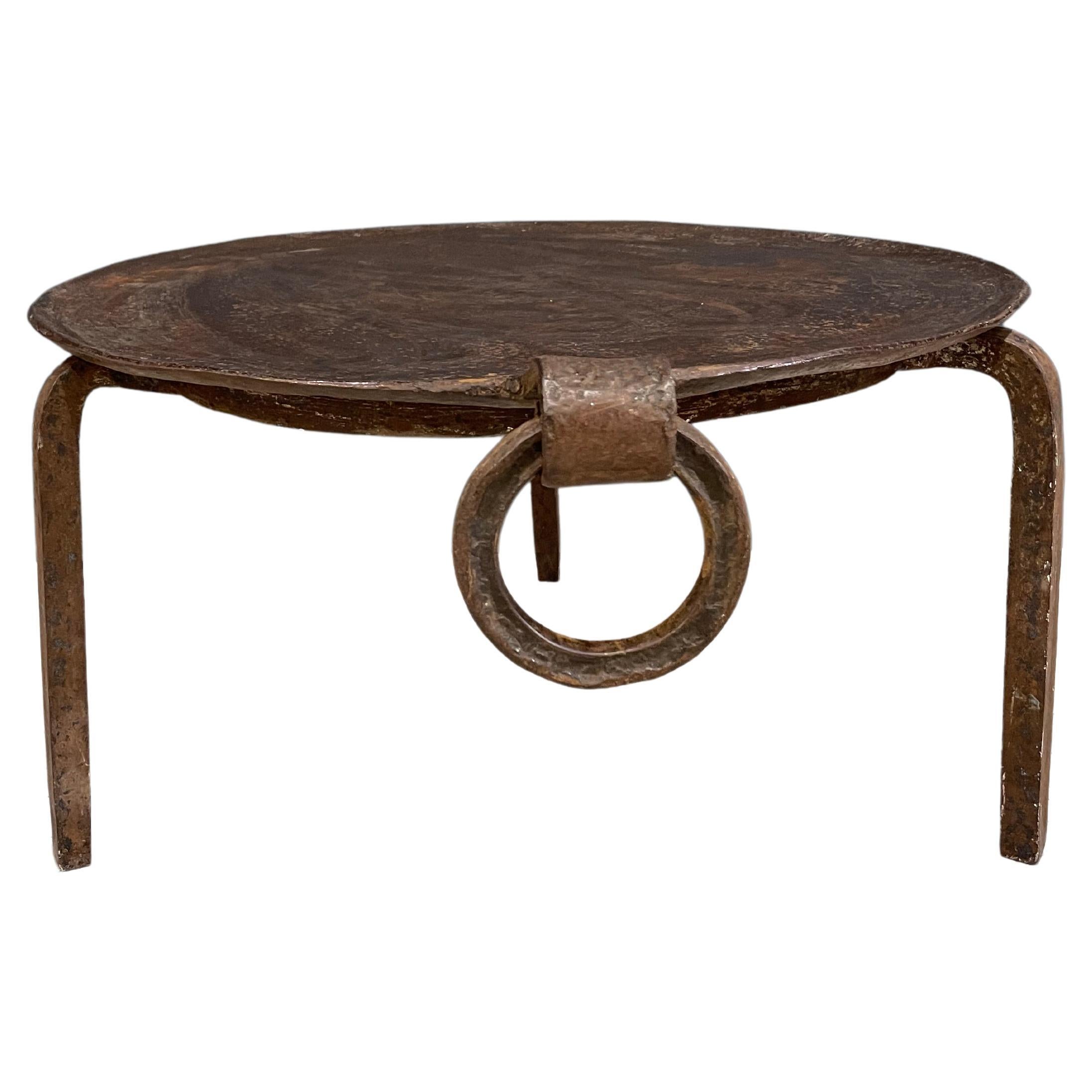 20th Century Mid-Century Iron Tray Table For Sale